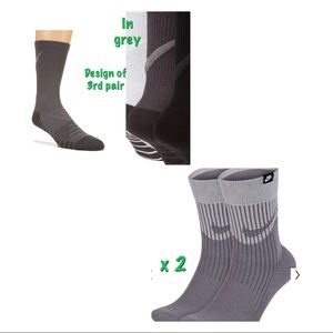 3 pairs of Nike grey socks
